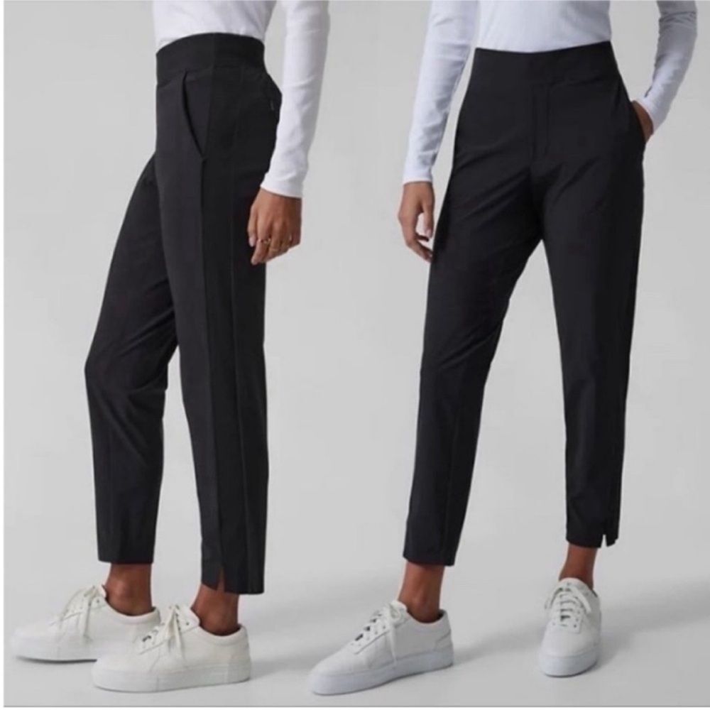 Athleta Brooklyn Black Ankle Pants Women’s Size 8